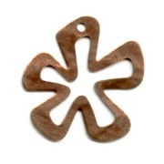 Design hollow charm 20mm Old Copper tone x1|raw }}