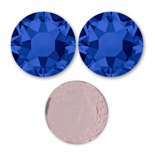 PureCrystal Hotfix rhinestones 5mm Capri Blue x36