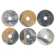 Donut 40mm Picasso Jasper x1