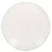Round cabochon 15mm White Mother-of-Pearl x1