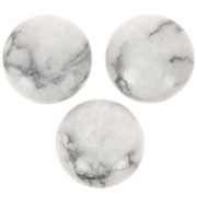 Round cabochon 15mm Howlite