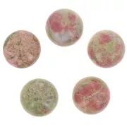Round cabochon 15mm Unakite