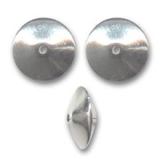 CCB spacer beads 15mm Silver tone x 10