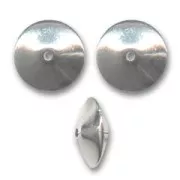 CCB spacer beads 15mm Silver tone x 10