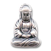 Buddha 24mm Old silver tone x1|raw }}