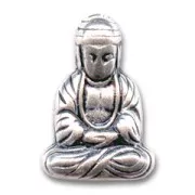 Buddha 24mm Old silver tone x1