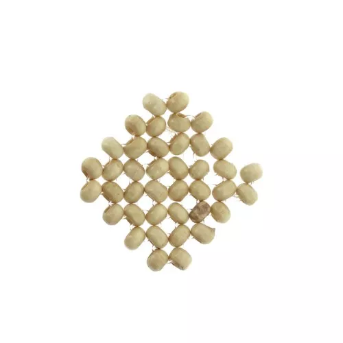 Spacer/pendant in wooden beads 34 mm for DIY jewelry creation - Rhombus x1