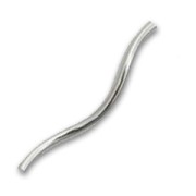 925 Silver Twisted Tubes 18x1mm x10|raw }}