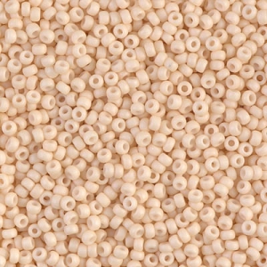 Miyuki Seed beads 15/0 2022 - Opaque Antique Beige Mat