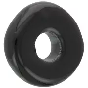Heishi bead ceramic rondelle 15 mm Black x1