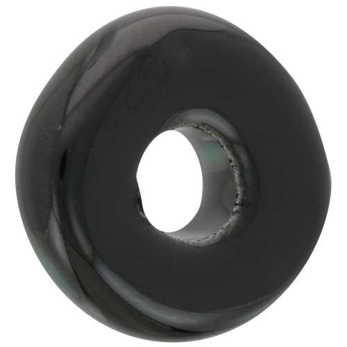 Ceramics rondelle 15mm Black