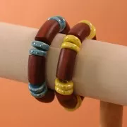 Ceramics rondelle 15mm Black