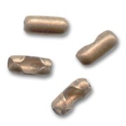 Ball chain terminators 1.5mm Old Copper tone x10|raw }}