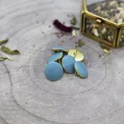 Metal button by Atelier Brunette for sewing - Gem 9 mm Storm x1