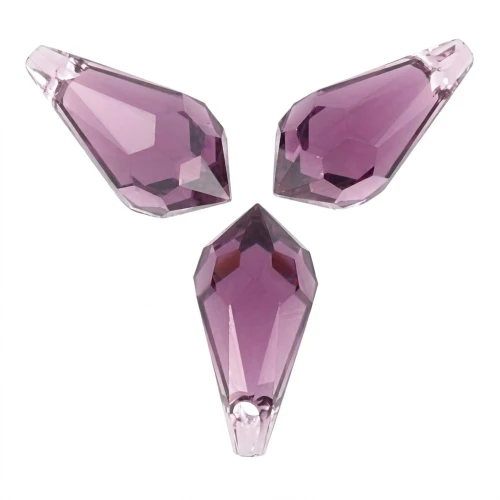 Drops PureCrystal 6000 Amethyst 11x5.5mm x8