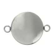 Stainless Steel pacer setting with open loops for flat back cabochons 18 mm x1