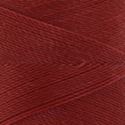 Linhasita waxed thread spool for micro macramé 0.5 mm - Cadmium Red (677) x335m