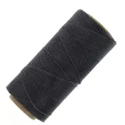 Linhasita waxed thread spool for micro macramé 0.5 mm - Dark Grey (474) x335m