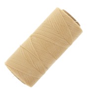 Linhasita waxed thread spool for micro macramé 0.5 mm - Yellow Straw (1046) x335m|raw }}