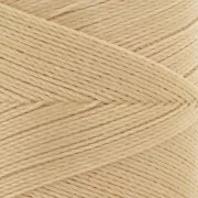 Linhasita waxed thread spool for micro macramé 0.5 mm - Yellow Straw (1046) x335m