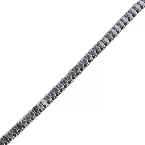 2mm Synthetic Mini-Hematites faceted rondelle - Labrador x39 cm