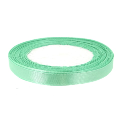 Satin ribbon 10 mm Mint x 20 m