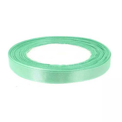Satin ribbon 10 mm Mint x 20 m