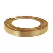 Satin ribbon 10 mm Ochre x 20 m