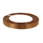 Satin ribbon 10 mm Caramel x 20 m|raw }}