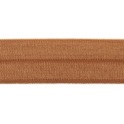 Elastic satin ribbon shiny effect 15 mm - Terracotta x 1m|raw }}