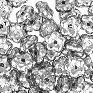 Flower-shaped spacers Forget-me-not 5mm Labrador x50