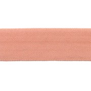 Elastic satin ribbon shiny effect 15 mm - Salmon x 1m