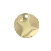 Irregular charm 10 mm - Gold Plated 3 microns x1|raw }}