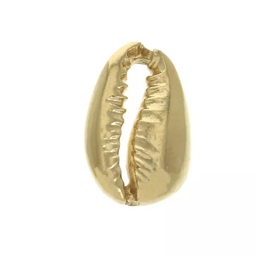 Cauri shell Spacer14x9 mm - Gold Plated 3 microns x1