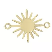 Sun spacer 2 loops 13 mm - Gold Plated 3 microns x1