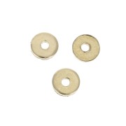 Gold-Filled Flat Washers Heishi style 4 mm x6