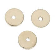 Gold-Filled Flat Washers Heishi style 6 mm x4