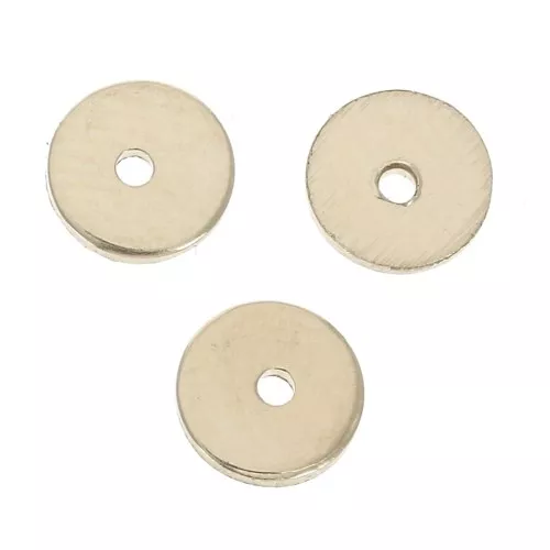 Gold-Filled Flat Washers Heishi style 6 mm x4