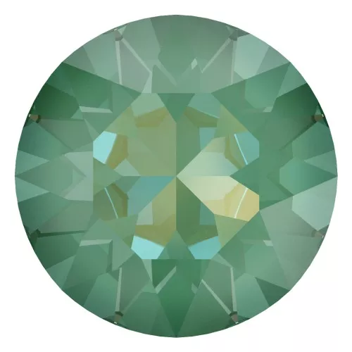 PureCrystal 1088 Round Stone 6 mm Crystal Silky Sage DeLite x1
