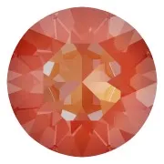 PureCrystal 1088 Round Stone 8 mm Orange Glow DeLite x1