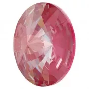 PureCrystal 1122 Rivoli Round Stone 14 mm Crystal Lotus Pink DeLite x1