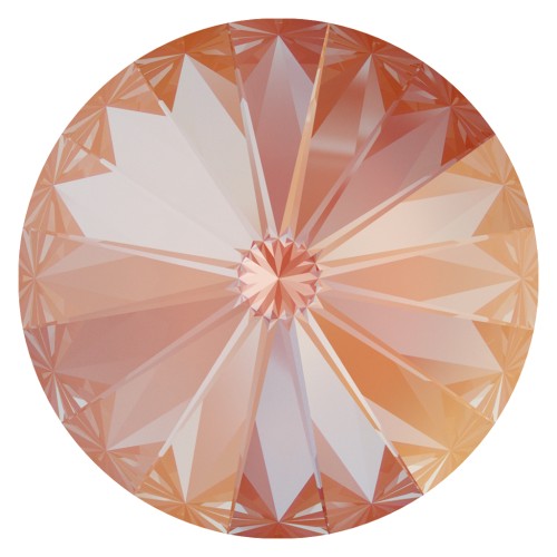 PureCrystal 1122 Rivoli Round Stone 14 mm Crystal Orange Glow DeLite x1