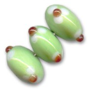 Flat round 18mm Anise x1