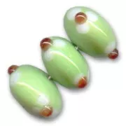 Flat round 18mm Anise x1