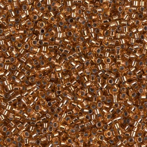 Miyuki Delica 15/0 DBS0181 - Light bronze Silver Lined