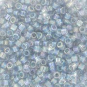 Miyuki Delica 11/0 DB0110 - Transparent Light Marine Blue Gold Luster|raw }}