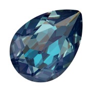 PureCrystal 4320 Pear Fancy Stone 14x10 mm Crystal Royal Blue DeLite x1