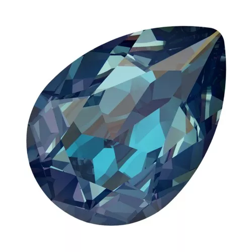 PureCrystal 4320 Pear Fancy Stone 18x13 mm Crystal Royal Blue DeLite x1