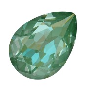 PureCrystal 4320 Pear Fancy Stone 18x13 mm Crystal Silky Sage DeLite x1