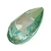 PureCrystal 4320 Pear Fancy Stone 18x13 mm Crystal Silky Sage DeLite x1